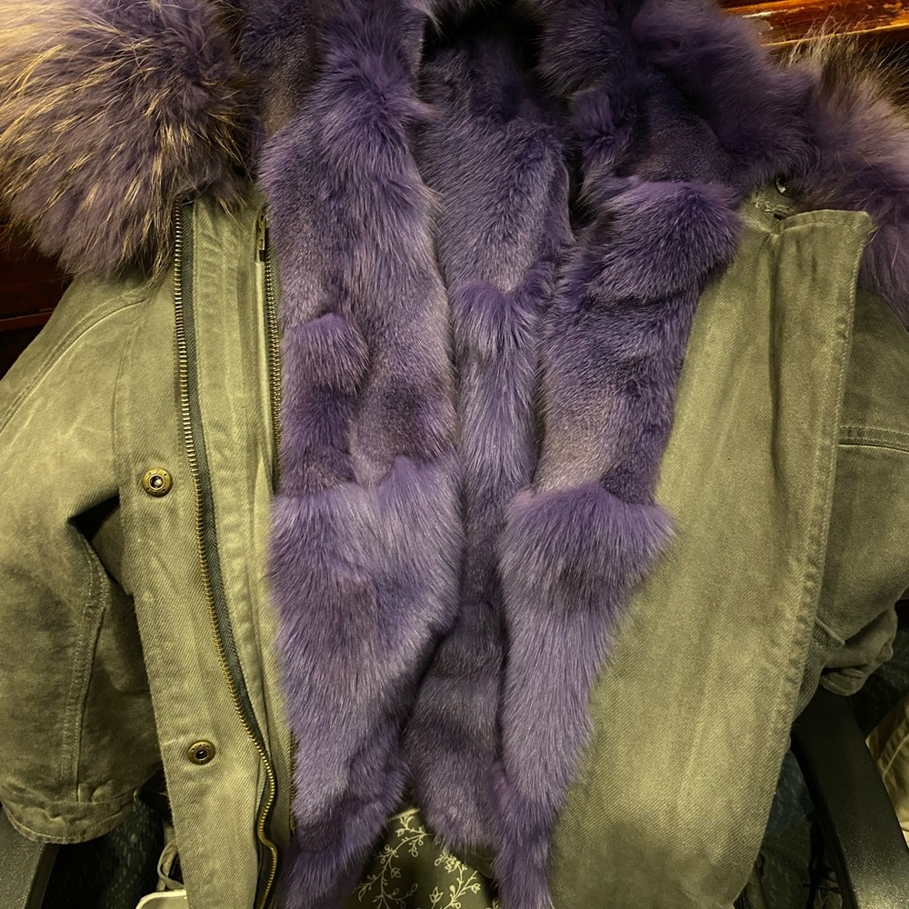 Roozee Australia Sheepskin Denim Jacket